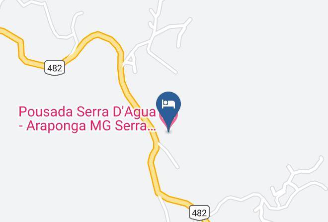 Araponga - Pousada Serra D'agua Araponga Mg Serra Do Brigadeiro Maps