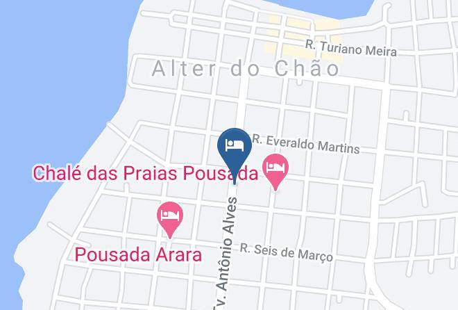 Santarem - Pousada Serra Da Lua Maps