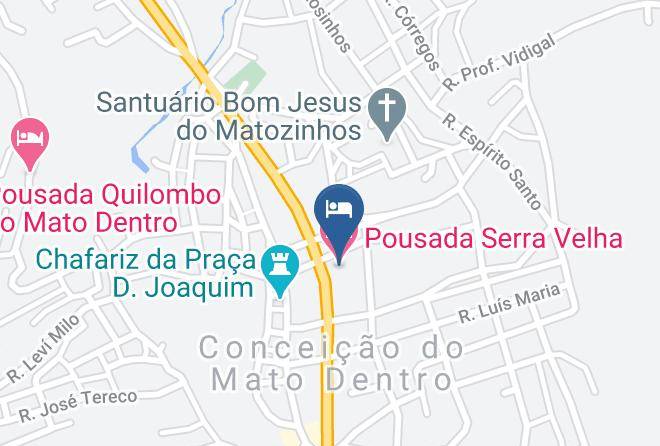Conceicao Do Mato Dentro - Pousada Serra Velha Maps