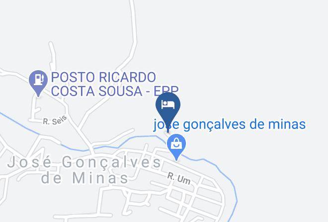 Jose Goncalves De Minas - Pousada Serra Vista Maps