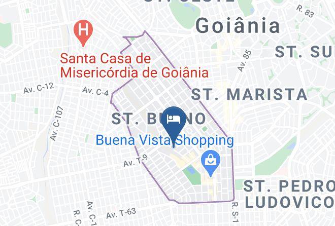 Goiania - Hotel Serras De Goyaz Bueno Maps