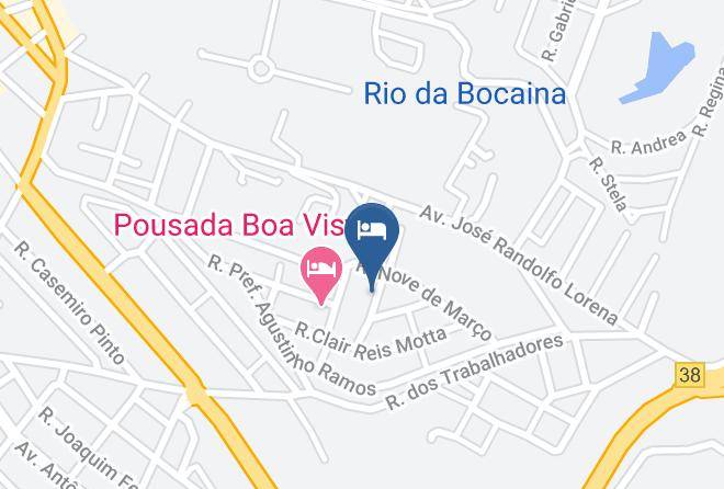 Cachoeira Paulista - Pousada Silva 3 Maps