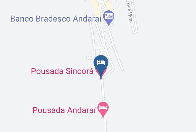 Andarai - Pousada Sincora Maps