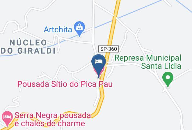 Serra Negra - Pousada Sitio Do Pica Pau Maps