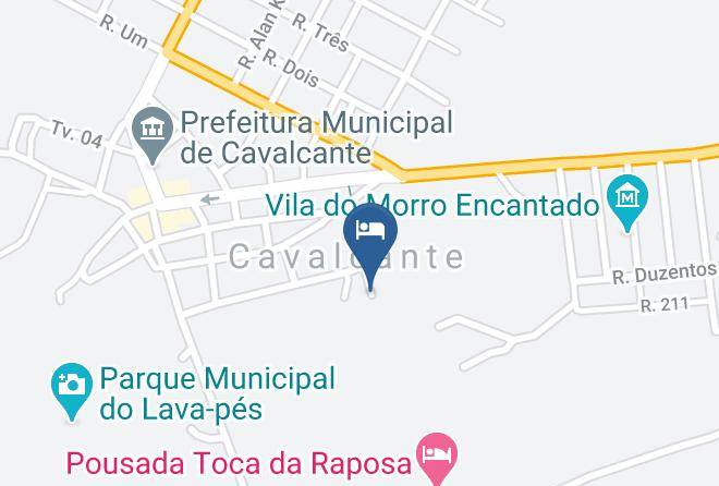 Cavalcante - Pousada Sol Da Chapada Maps