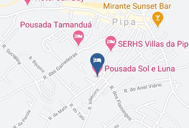 Tibau Do Sul - Pousada Sol E Luna Maps