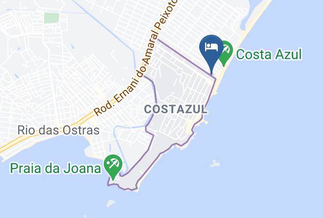 Rio Das Ostras - Pousada Sol Nascente Maps