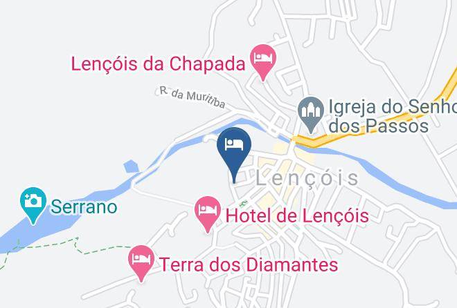 Lencois - Pousada Solar Azul Maps