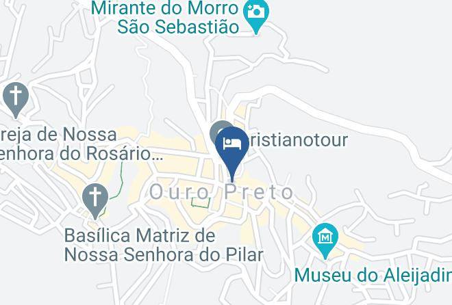 Ouro Preto - Pousada Solar Claudio Manuel Maps