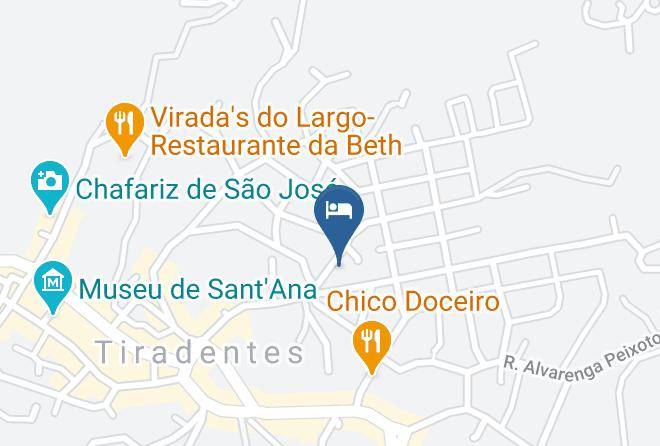 Tiradentes - Pousada Solar Das Gerais Maps