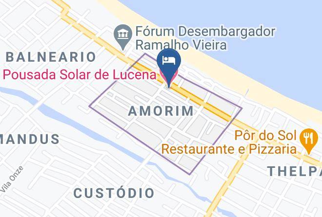Lucena - Pousada Solar De Lucena Maps