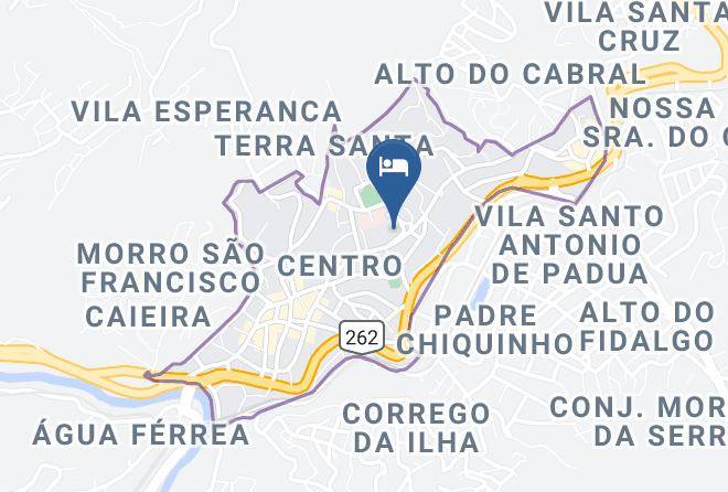 Sabara - Pousada Solar Dos Sepulvedas Maps