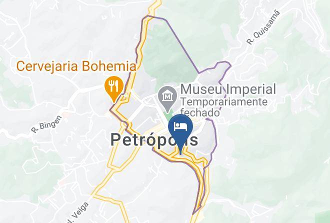 Petropolis - Pousada Solar Teresa Maps