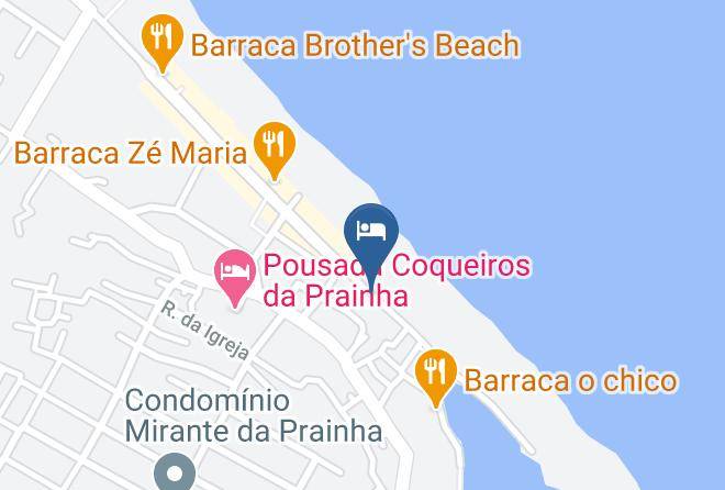 Aquiraz - Pousada Solarium Prainha Maps