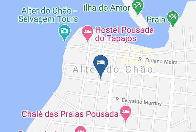 Santarem - Pousada Sombra Do Cajueiro Maps