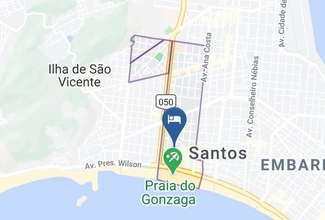 Santos - Pousada Sonho Meu Maps