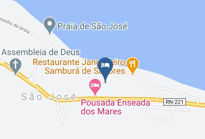 Touros - Pousada Spa Dos Amores Maps