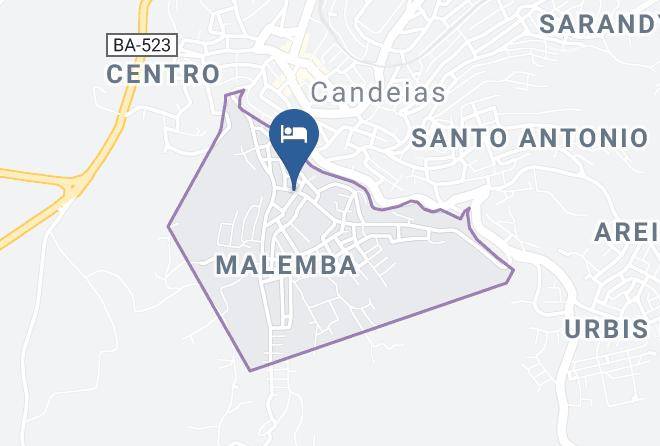 Candeias - Pousada Sr Do Bomfim Maps