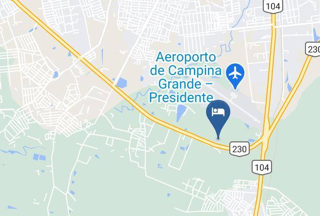Campina Grande - Pousada Sudoeste Maps