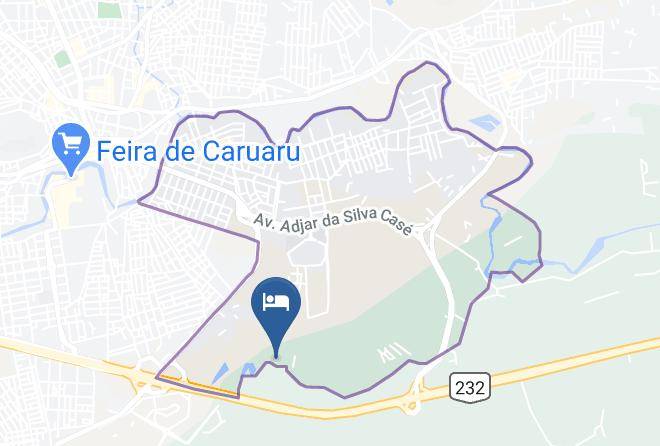 Caruaru - Pousada Sumare Maps