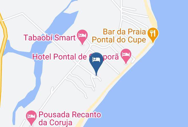 Ipojuca - Pousada Tabapitanga Maps