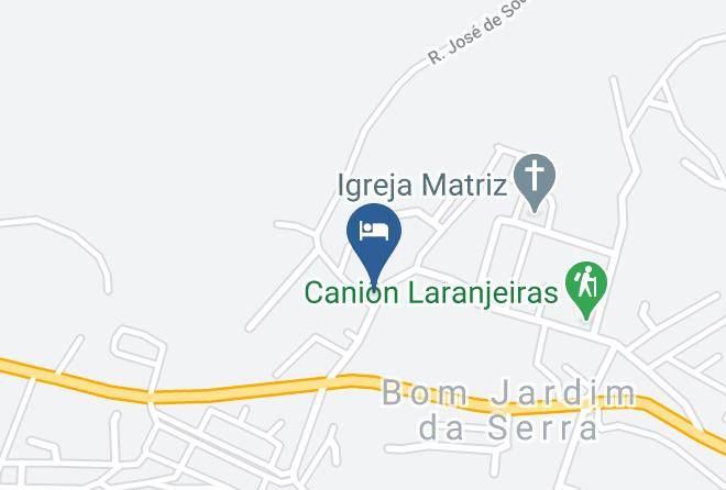 Bom Jardim Da Serra - Pousada Tafona Maps