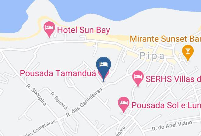 Tibau Do Sul - Pousada Tamandua Maps
