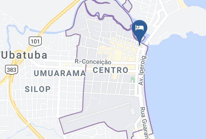 Ubatuba - Pousada Tamoios Maps