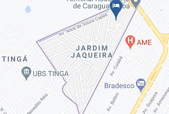 Caraguatatuba - Pousada Tamura Maps
