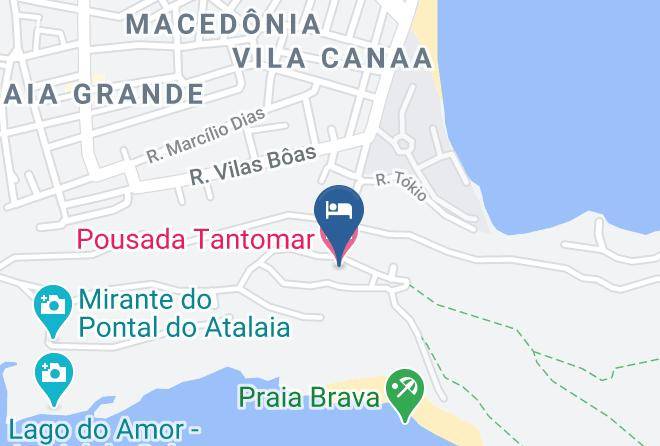 Arraial Do Cabo - Pousada Tantomar Maps