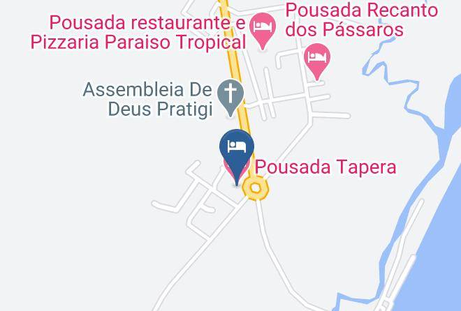 Itubera - Pousada Tapera Maps