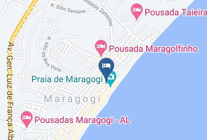 Maragoji - Pousada Tartaruga Maps