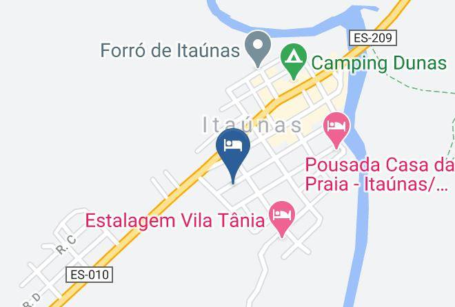 Conceicao Da Barra - Pousada Tartarugas Maps
