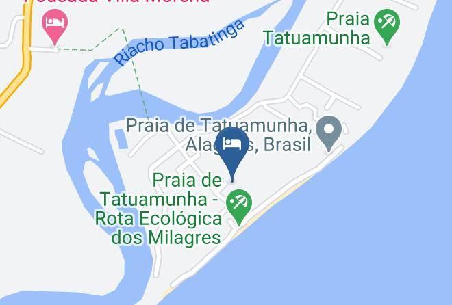 Porto De Pedras - Pousada Tatu Do Sossego Maps