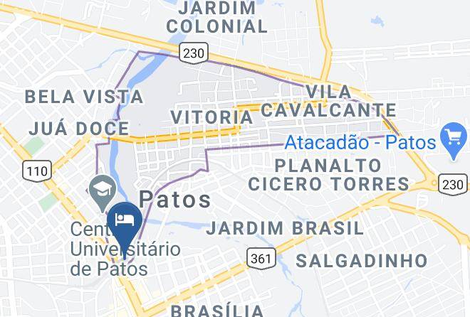Patos - Pousada Teixeira Maps
