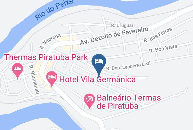 Piratuba - Pousada Termas Piratuba Maps
