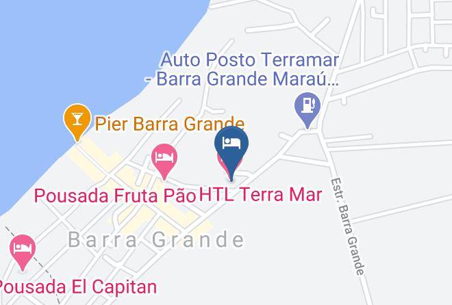 Marau - Pousada Terra Mar Way Marau Barra Grande Bahia Maps