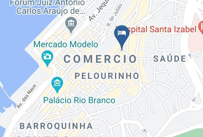 Salvador - Pousada Terra Nossa Maps