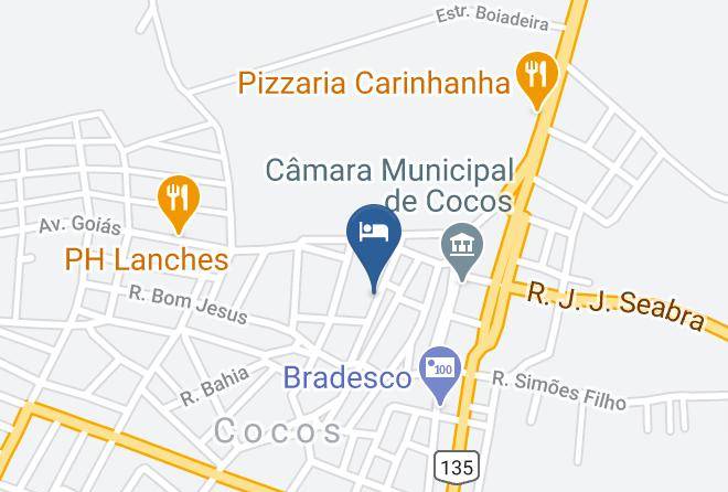 Cocos - Pousada Thallys Maps