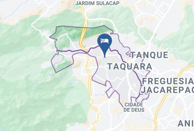 Rio De Janeiro Taquara - Pousada Tia Maria Maps