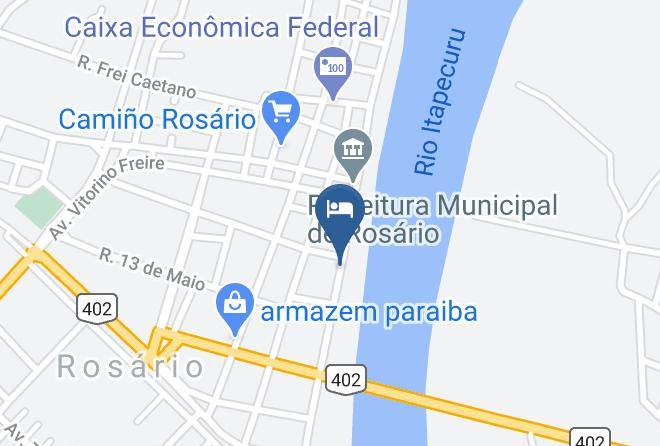 Rosario - Pousada Tia Maria Maps