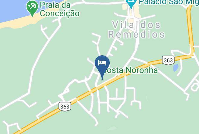 Fernando De Noronha - Pousada Tia Zete Maps