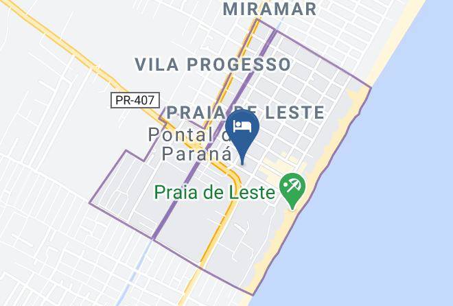 Pontal Do Parana - Pousada Tieta De Leste Maps