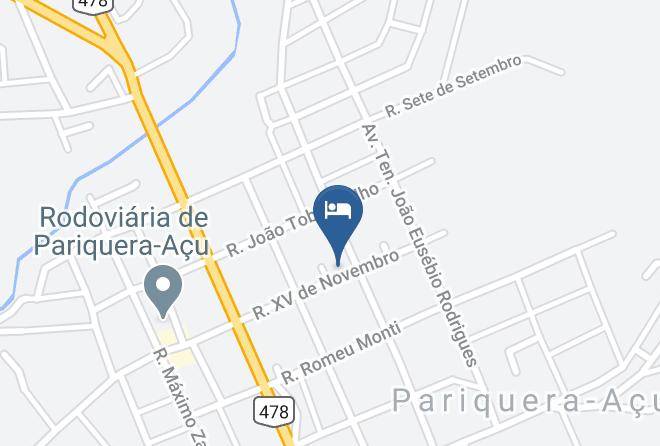 Pariquera Acu - Pousada Tio Hermenio Maps