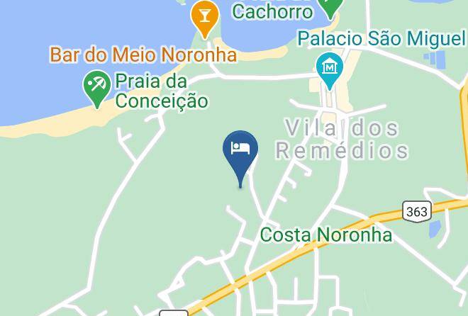 Fernando De Noronha - Pousada E Restaurante Tio Joao Maps