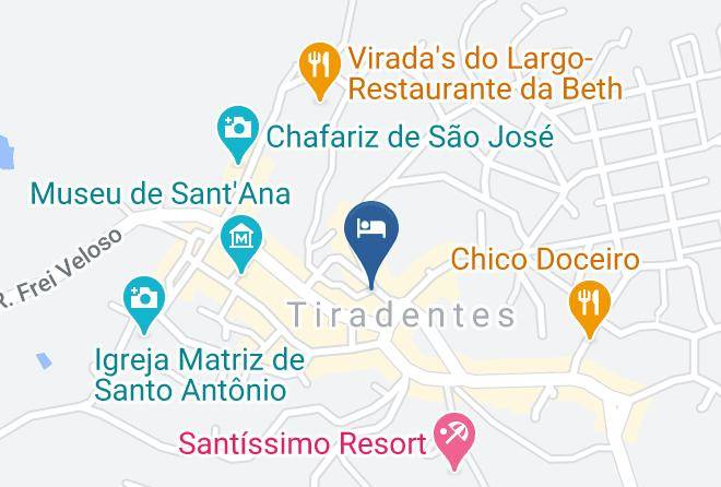 Tiradentes - Pousada Tiradentes Maps