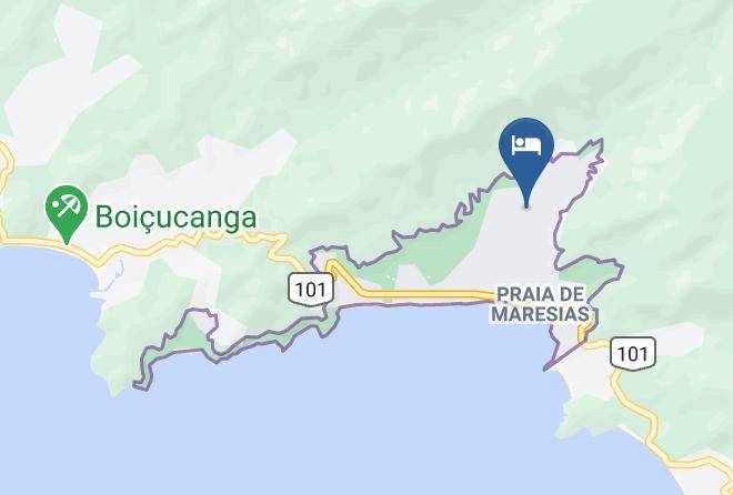 Sao Sebastiao - Pousada Toca Da Anita Maps