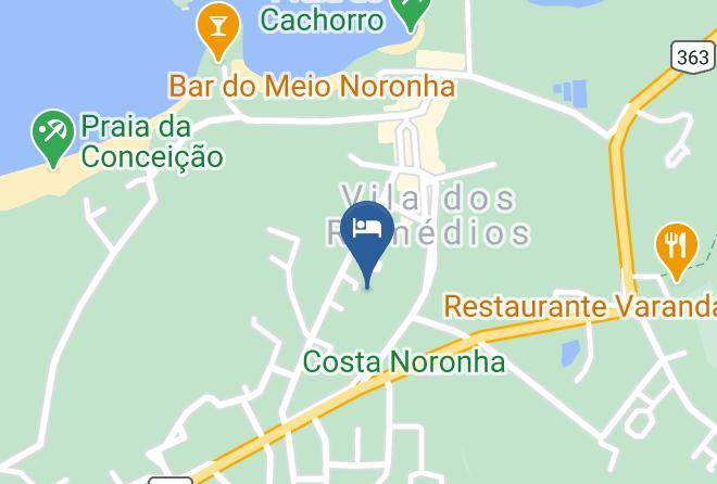 Fernando De Noronha - Pousada Toca Da Garoupa Maps