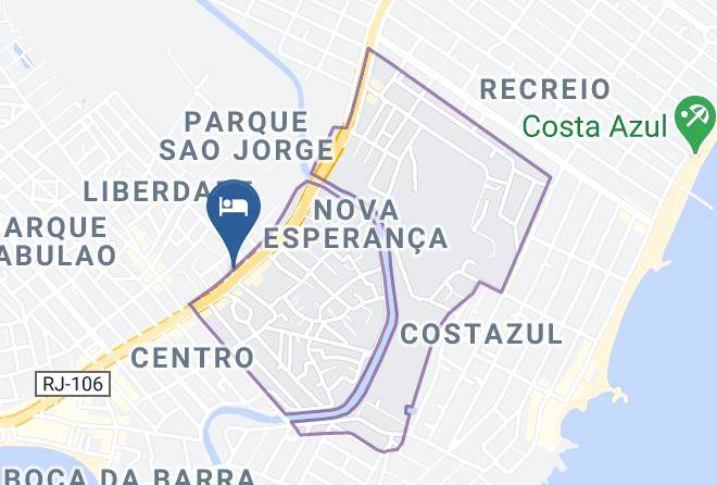Rio Das Ostras - Pousada Tres Coracoes Maps