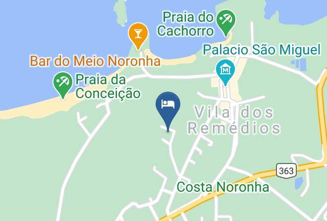 Fernando De Noronha - Pousada Triboju Maps